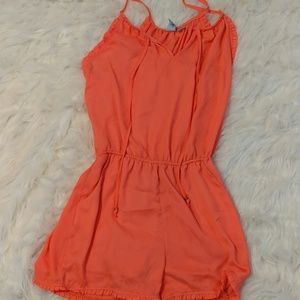 Hot pink Romper